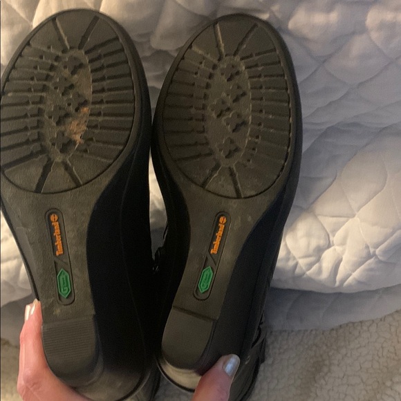 Timberland Black Wedge Shoes - Picture 4 of 6